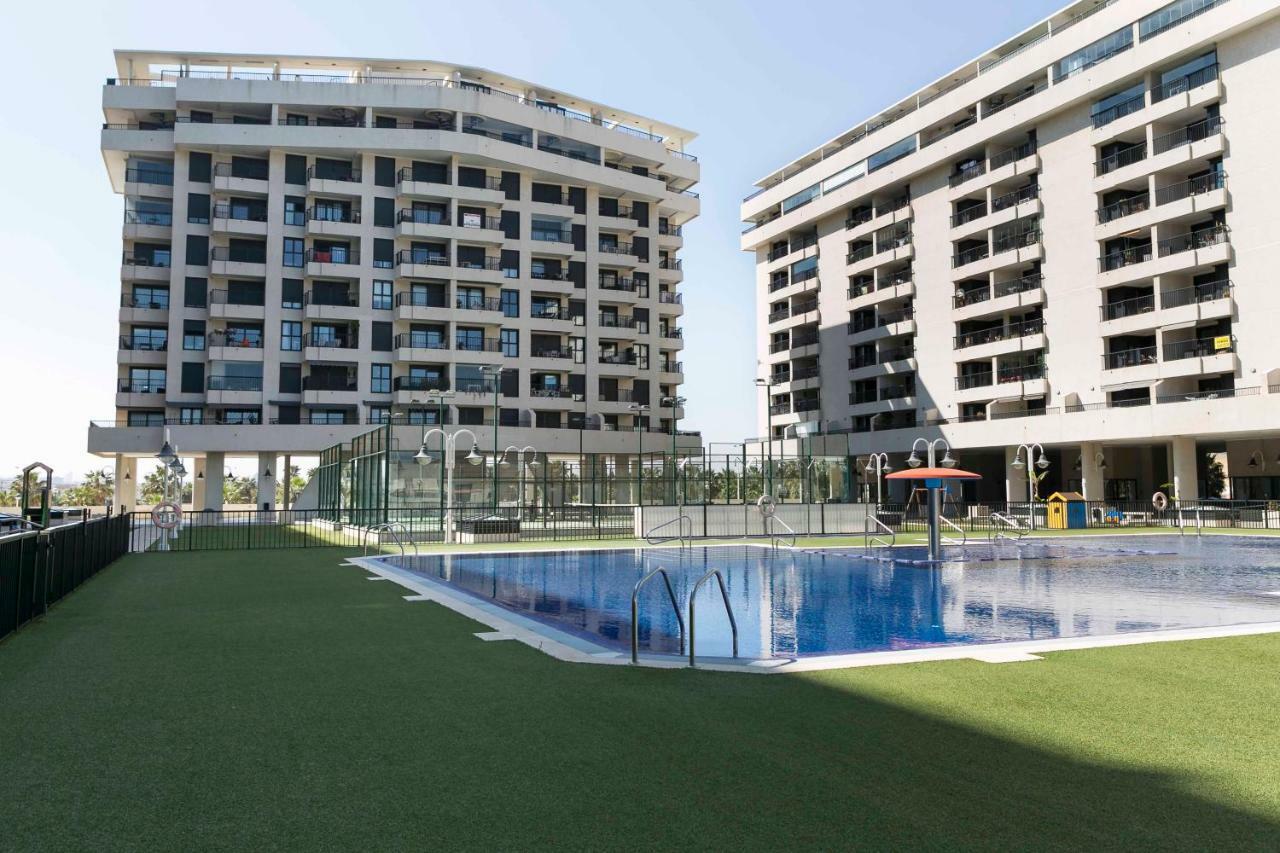 ApartUP Patacona Palm Beach Valenza Esterno foto