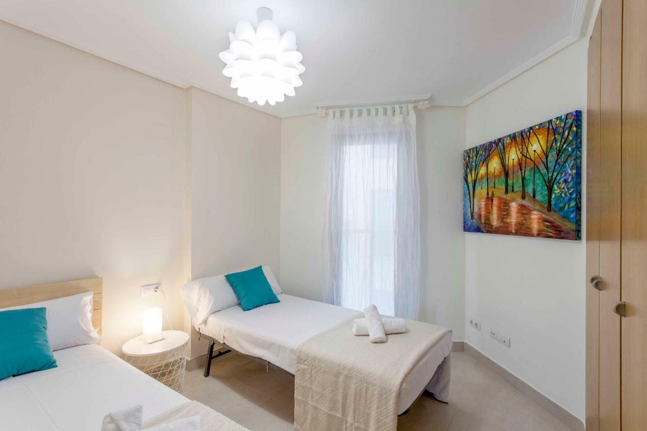 ApartUP Patacona Palm Beach Valenza Esterno foto